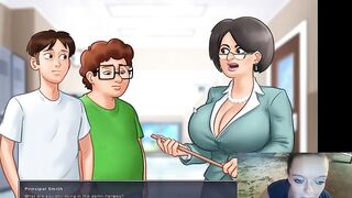 Summertime Saga: first Day at School