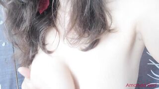 Amanda Red MASTURBATES at 1 of her Clients SECRETLY!!!
