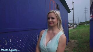 Outdoors Agent Huge Titties Blonde Lily Joy Pounded Behind Train
