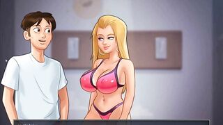SummerTimeSaga-Turned On Milfs Beach Party Three-Way