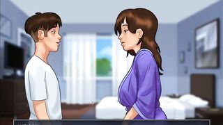 SummerTimeSaga-Debbie Dark Haired cougar Laundry Sex