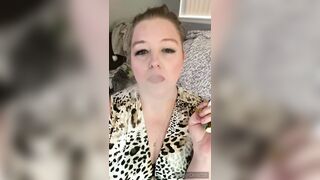 Smoking while Watching you Jerk off 