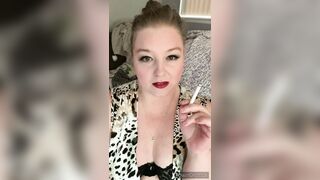 Smoking while Watching you Jerk off 