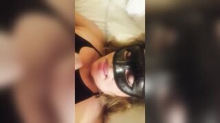 milf Secretary let's me Titty Boned her and Cum on her Face