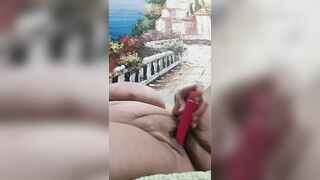 I Wanked her Vagina inside Foam.