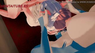 Furry Yiff Futanari Cartoon - 3 Way Futanari with bj and