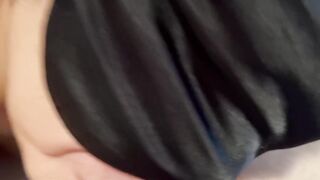 Filipina milf Sucking Off White Dick and Nuts then Eats up Cum