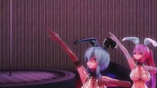 Mmd R18 Bunny Baku Banged! Hardcore after Concert 3d Anime