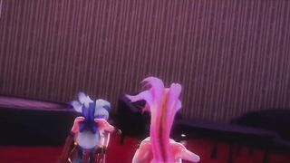 Mmd R18 Bunny Baku Banged! Hardcore after Concert 3d Anime
