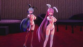 Mmd R18 Bunny Baku Banged! Hardcore after Concert 3d Anime