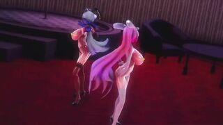 Mmd R18 Bunny Baku Banged! Hardcore after Concert 3d Anime