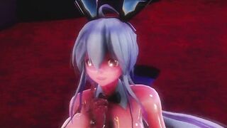 Mmd R18 Bunny Baku Banged! Hardcore after Concert 3d Anime