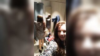 OMG!Secretly Orgasming 'n Squirting# Finger Fucked my Vagina inside Dressing Room