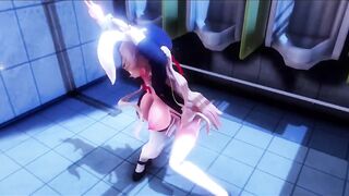 Mmd R18 Huge Hooters Restroom Fucking Hardcore 3d Anime