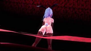 Mmd R18 Haku Bunny cunt with mouth Prepare her Twat for Master Fucker 3d