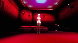 Mmd R18 Haku Bunny cunt with mouth Prepare her Twat for Master Fucker 3d