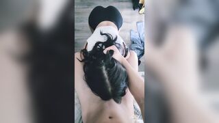 Sloppy Oral Sex makes him Cum inside my Mouth into Minutes