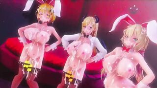 Mmd R18 Succubus and Bunny women Full of Cum 3d Anime