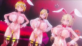 Mmd R18 Succubus and Bunny women Full of Cum 3d Anime