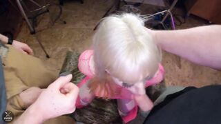 Sloppy Messy 3 Way with TS Natasha Magenta