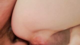 Small cougar has a Deep Anal Orgasm
