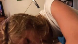 Nasty Thick , Cum Leaks out of Mouth Multiple Loads , Throat