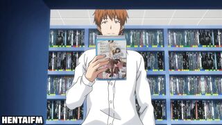 School Girl Nympho get Soak from his Sensual Fingered Uncensored Anime Animated