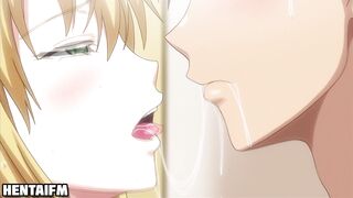 School Girl Nympho get Soak from his Sensual Fingered Uncensored Anime Animated