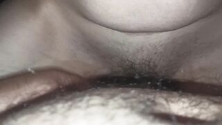 Close up Real Sex StepSister with Soak Vagina