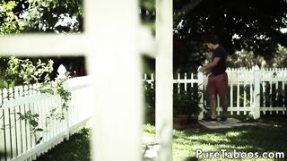 Milf joins teenie 3some inside sensual sex tape