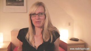 Milf finger fucked her bushy Cunt