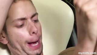 Lexi Lou Spreads her Legs to Receive his Blessings