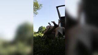 Dogging Fiance Banged! with Stranger inside Nature