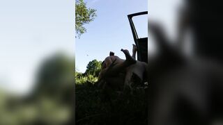 Dogging Fiance Banged! with Stranger inside Nature