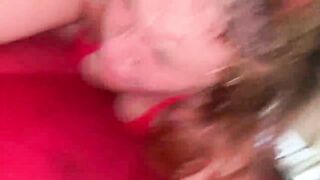 Mother’s Day Facial! La Paisa takes my headache and cum