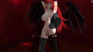 3D ANIMATED BONDAGE Succubus Seduced the Owner into the Basement (Part two)