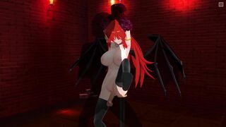 3D ANIMATED BONDAGE Succubus Seduced the Owner into the Basement (Part two)