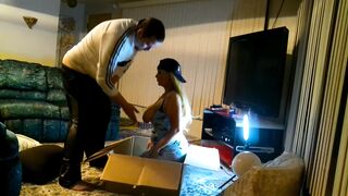 Unboxing Big Boobed Eighteen Nailed Dildo (FANTASY AMATEUR)