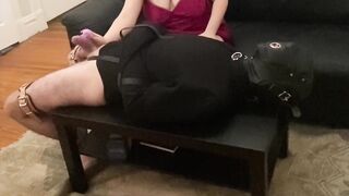 Posing and Facesiting my slave inside Straitjacket Fetish