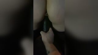 SeXXXy Ex-Wife Takes bbc Vibrator while taking a Booty Plug