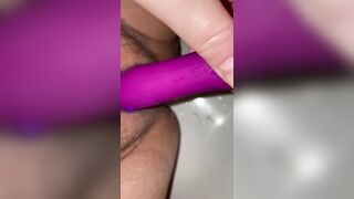 Fucking myself with new Dildo
