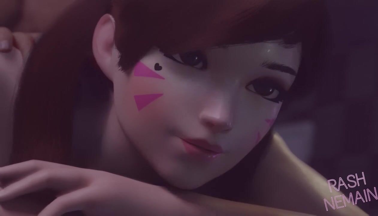 Animated Facial Expressions Porn - Overwatch - D.Va Doggy Style Squirt Cumshot 3d Cartoon - by RashNemain