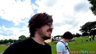 Yorkshire nerds facialize posh brit