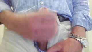 Fit freaky dad grind to huge penis pov jizzed