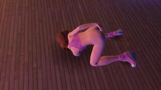 Adorable sluts Having Fun with her Butt