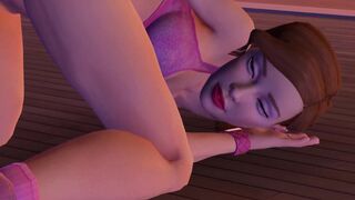 Adorable sluts Having Fun with her Butt