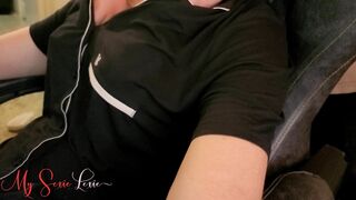 Gaming and getting my Titted Played with