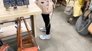 FOLLOWING BEAUTY FOOT INTO OUTSIDE, RETURN TO THE TARGET SHOE DEPARTMENT