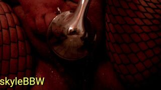 ItsKylieBBW BBW Shower Play into Fishnets