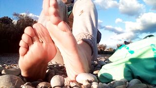 First Day at the Beach for my Toes into 2021!! Enjoy It!!